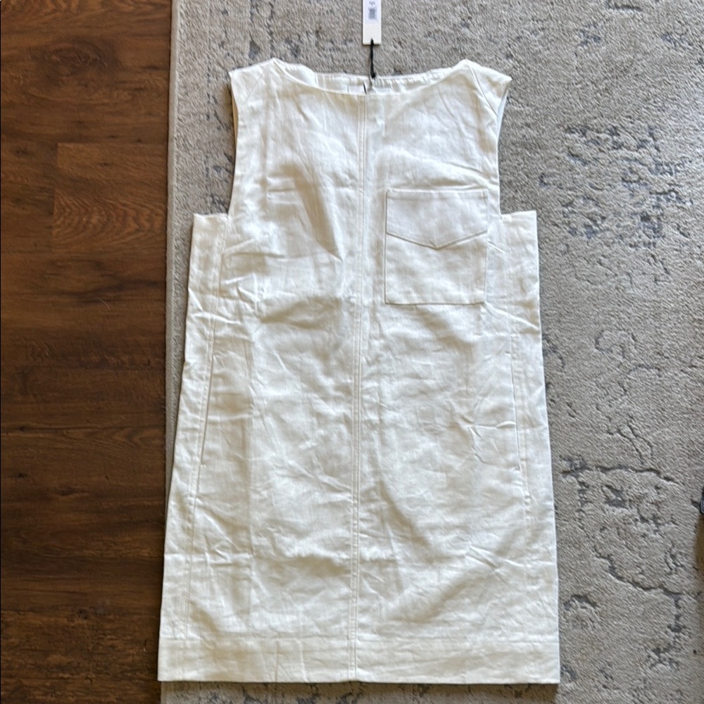 Brand New Banana Republic linen white petite small dress